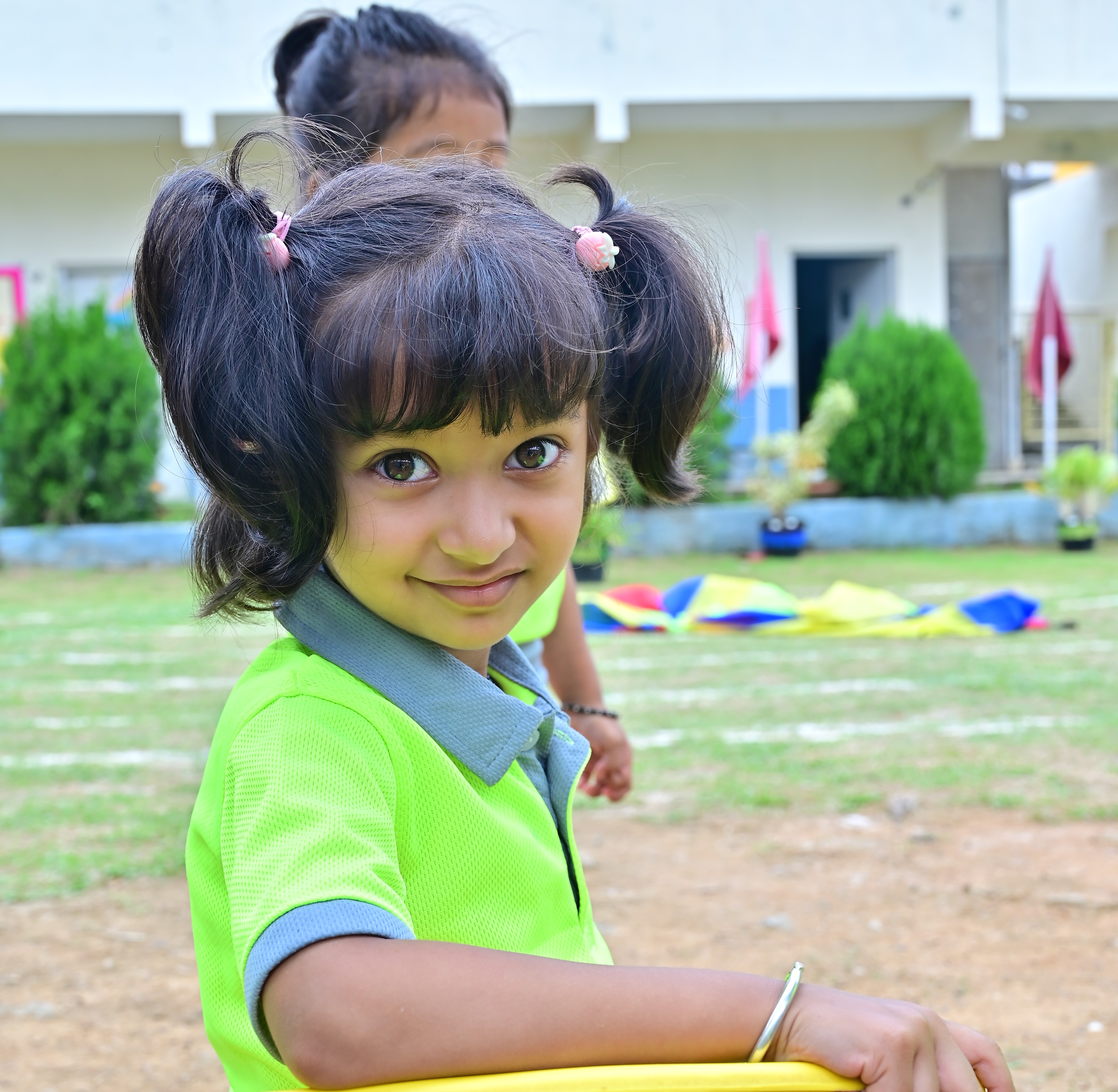 Girl learning